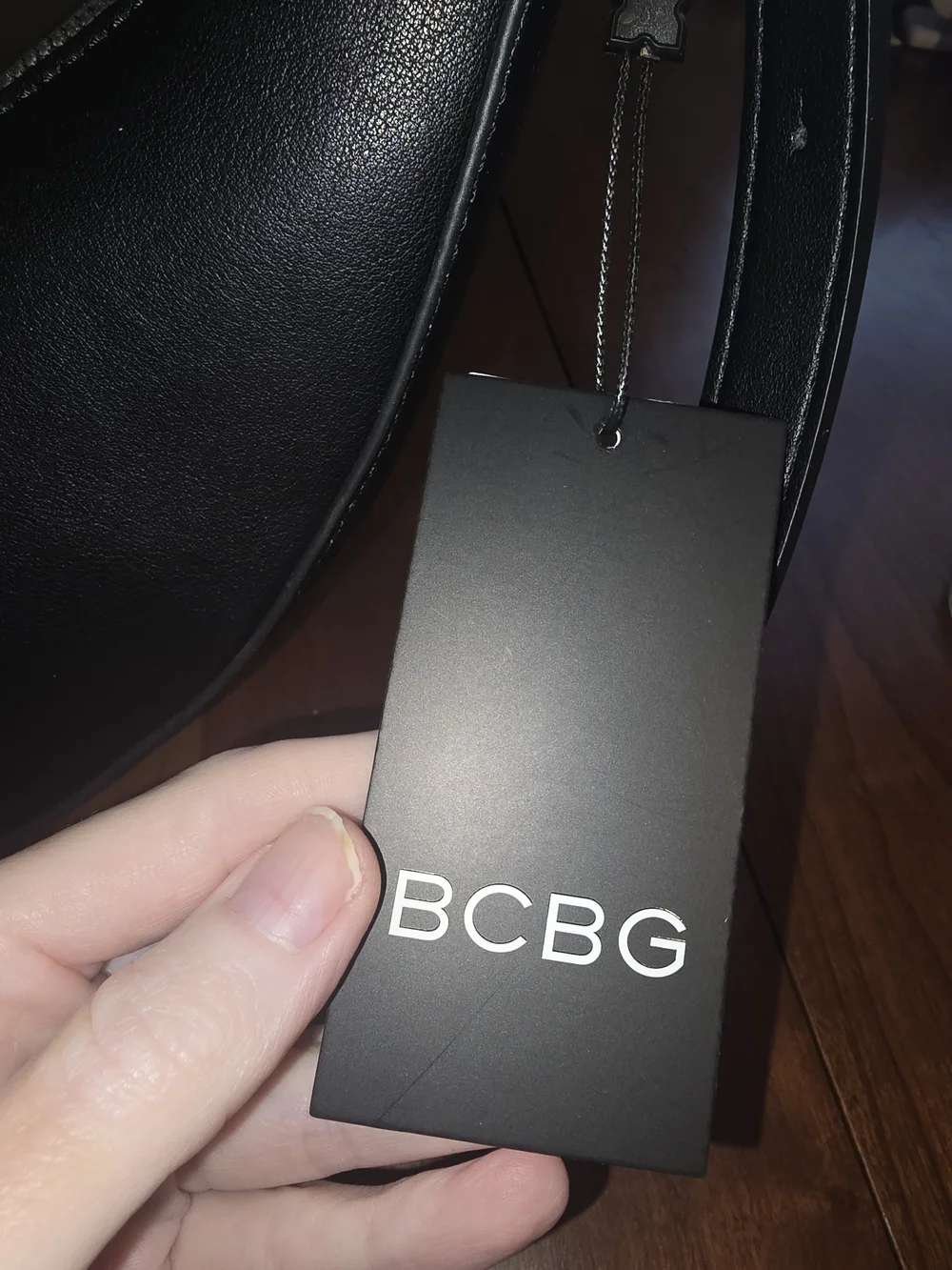 BCBG Skinny Cresent Sling Bag, Brand New with Tags!